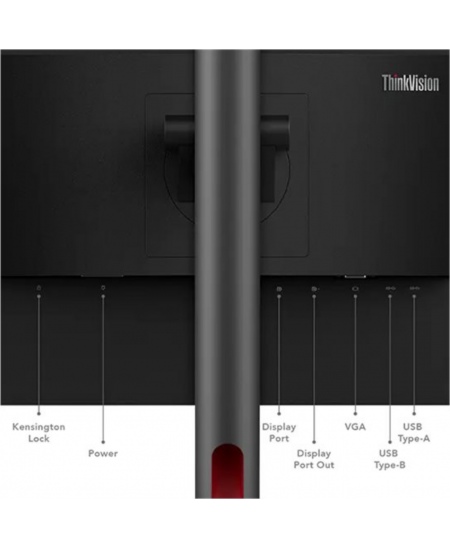 Lenovo T24d-30 | 24 " | IPS | WUXGA | 16:10 | 100 Hz | 4 ms | 1920 x 1200 pixels | 300 cd/m² | HDMI ports quantity 1 | Rav