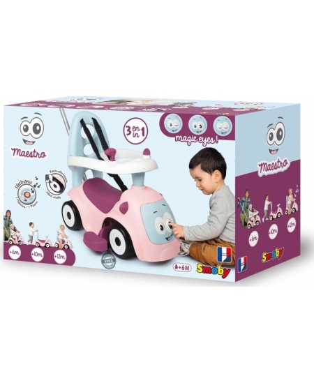 Paspiriamoji mašinėlė SMOBY Maestro 4in1 Pink