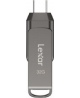 Lexar | 2-in-1 Flash Drive up to 100MB/s read | JumpDrive Dual Drive D400 | 32 GB | Type-C and Type-A USB 3.1 | Grey