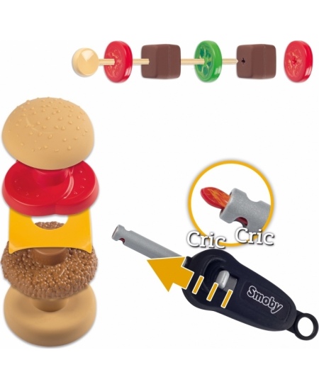 SMOBY Grill Ogrodowy dla dzieci Barbecue 18 akcesoriów