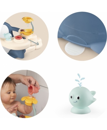 SMOBY Little Siedzisko Do Kąpieli Krzesełko Niebieskie