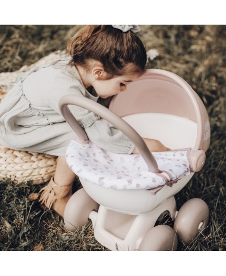 SMOBY Baby Nurse Wózek Głęboki dla lalki z plastikowym daszkiem
