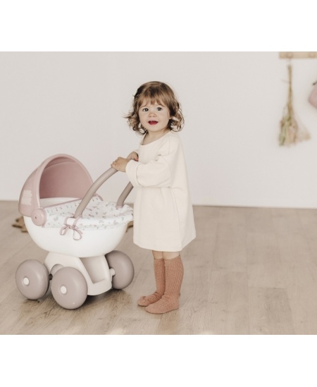 SMOBY Baby Nurse Wózek Głęboki dla lalki z plastikowym daszkiem