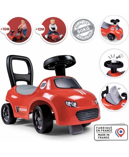 Smoby Czerwony Jeździk z klaksonem Ride-On