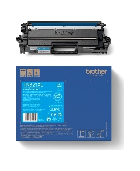 Brother TN-821XLC (TN821XLC) Lazerinė kasetė, Žydra