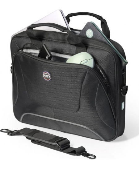 Port Designs Courchevel Fits up to size 15.6 ", Black, Shoulder strap, Messenger - Briefcase