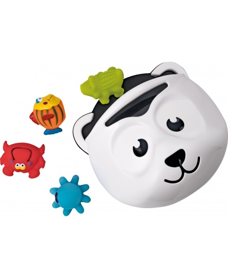 Maltex laikiklis vonios žaislams Panda juodas  baltas 6205_98