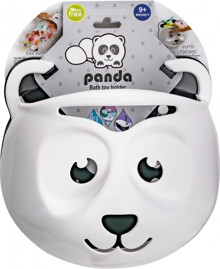Maltex laikiklis vonios žaislams Panda juodas  baltas 6205_98