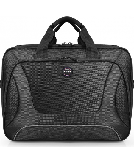 PORT DESIGNS | Courchevel | Fits up to size 17.3 " | Messenger - Briefcase | Black | Shoulder strap