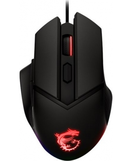MSI CLUTCHGM20 ELITE Gaming USB RGB Adjustable up to 6400 DPI Desktop Laptop Gaming Grade Optical Mouse (Clutch GM20 ELITE) | MS