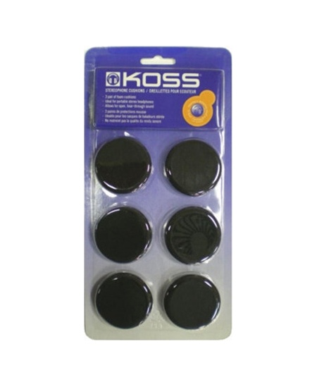 Koss | PORTCUSH Replacement cushion for stereophones | No | Black