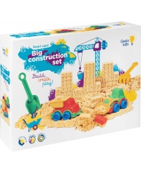 Genio kids rinkinys išmanusis smėlis su smėliadėže Big Construction 1 kg