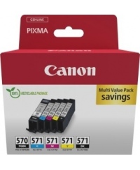 Canon PGI-570PGBK/CLI-571 (0372C006) Rašalinių kasečių komplektas, PGBK/C/M/Y/BK