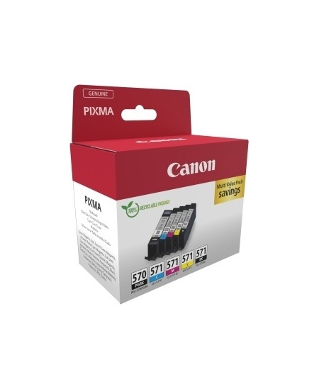 Canon PGI-570PGBK/CLI-571 (0372C006) Rašalinių kasečių komplektas, PGBK/C/M/Y/BK
