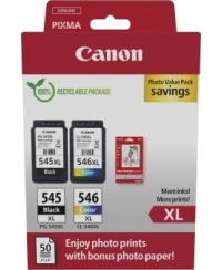 Canon PG-545XL/CL-546XL (8286B011) Photo value pack Rašalinių kasečių komplektas, BK/CMY