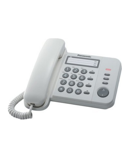 Panasonic | Corded Phone | KX-TS520FXW | White