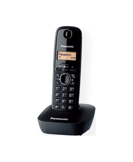 Panasonic | Cordless | KX-TG1611FXH | Built-in display | Caller ID | Black | Phonebook capacity 50 entries | Wireless connection