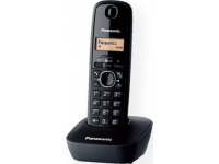 Panasonic | Cordless | KX-TG1611FXH | Built-in display | Caller ID | Black | Phonebook capacity 50 entries | Wireless connection