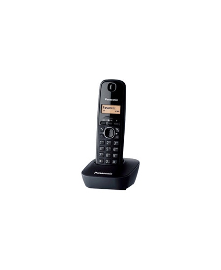 Panasonic | Cordless | KX-TG1611FXH | Built-in display | Caller ID | Black | Phonebook capacity 50 entries | Wireless connection