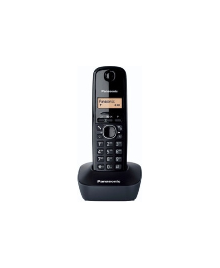 Panasonic | Cordless | KX-TG1611FXH | Built-in display | Caller ID | Black | Phonebook capacity 50 entries | Wireless connection