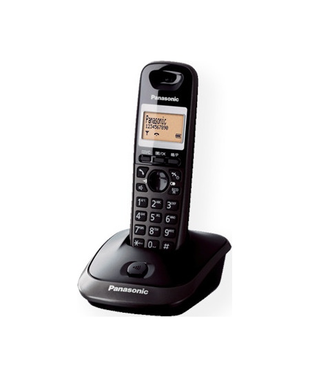 Panasonic | KX-TG2511FX | Built-in display | Caller ID | Black | Conference call | Phonebook capacity 50 entries | Speakerphone 