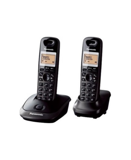 Panasonic | Cordless | KX-TG2512FXT | Built-in display | Caller ID | Black | Conference call | Phonebook capacity 50 entries | S