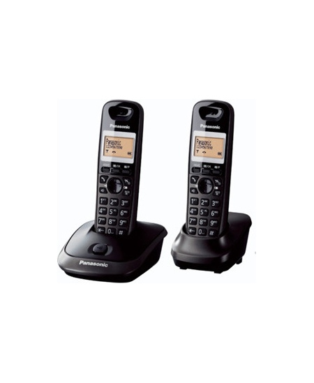 Panasonic | Cordless | KX-TG2512FXT | Built-in display | Caller ID | Black | Conference call | Phonebook capacity 50 entries | S