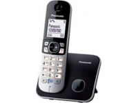 Panasonic | Cordless | KX-TG6811FXB | Built-in display | Caller ID | Black | Conference call | Phonebook capacity 120 entries | 