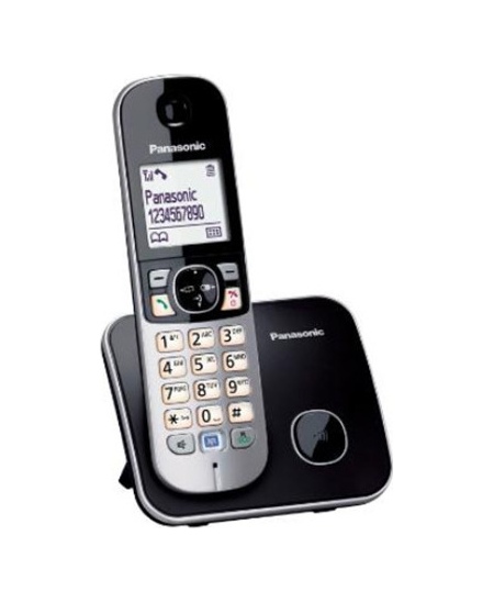 Panasonic | Cordless | KX-TG6811FXB | Built-in display | Caller ID | Black | Conference call | Phonebook capacity 120 entries | 