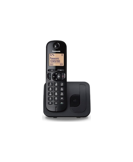 Panasonic | Cordless | KX-TGC210FXB | Built-in display | Caller ID | Black | Phonebook capacity 50 entries | Speakerphone