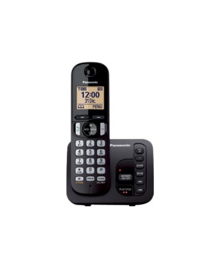 Panasonic | Cordless | KX-TGC220FXB | Built-in display | Caller ID | Black | Phonebook capacity 50 entries | Speakerphone