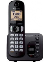 Panasonic | Cordless | KX-TGC220FXB | Built-in display | Caller ID | Black | Phonebook capacity 50 entries | Speakerphone