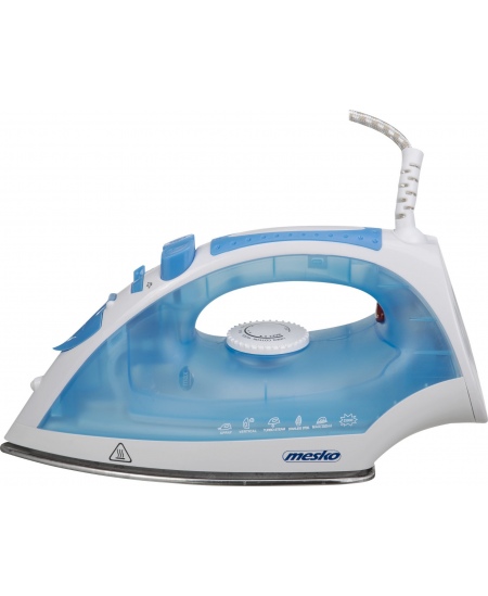 Iron | Mesko | MS 5023 | With cord | 2200 W | Blue/White