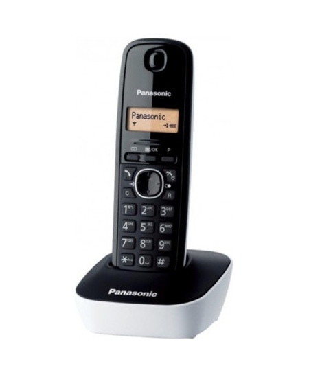 Panasonic | Cordless | KX-TG1611FXW | Built-in display | Caller ID | Black/White | Phonebook capacity 50 entries | Wireless conn