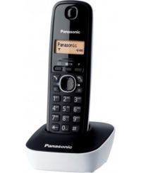 Panasonic | Cordless | KX-TG1611FXW | Built-in display | Caller ID | Black/White | Phonebook capacity 50 entries | Wireless conn