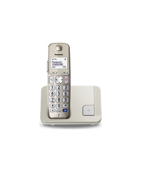 Panasonic | Cordless | KX-TGE210FXN | Built-in display | Caller ID | Champagne | Conference call | Phonebook capacity 150 entrie