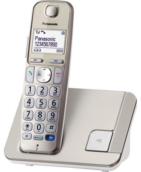 Panasonic | Cordless | KX-TGE210FXN | Built-in display | Caller ID | Champagne | Conference call | Phonebook capacity 150 entrie