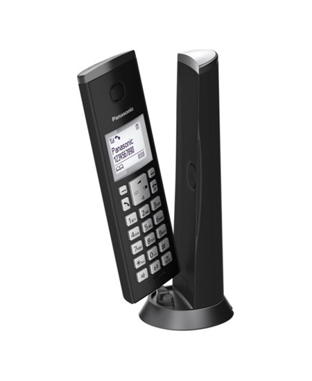 Panasonic | Cordless | KX-TGK210FXB | Built-in display | Caller ID | Black | Conference call | Speakerphone | Wireless connectio