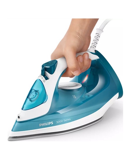 Philips | DST3011/20 | Steam Iron | 2100 W | Water tank capacity 0.3 ml | Continuous steam 30 g/min | Blue