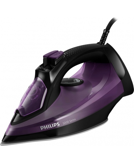 Philips | DST5030/80 | Steam Iron | 2400 W | Water tank capacity 320 ml | Continuous steam 45 g/min | Dark Purple