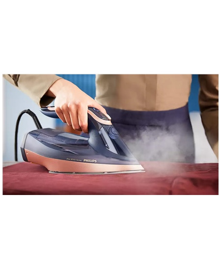 Philips | DST8050/20 Azur | Steam Iron | 3000 W | Water tank capacity 350 ml | Continuous steam 85 g/min | Blue