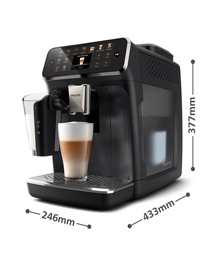 Philips | Coffee machine | EP4441/50 | Pump pressure 15 bar | Built-in milk frother | Fully Automatic | 1500 W | Black