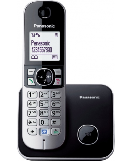 Panasonic Cordless phone | KX-TG6811PDB | Built-in display | Black