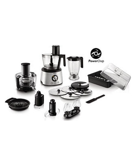 Philips | Avance Collection | Food processor HR7778/00 | 1300 W | Number of speeds 12 | Bowl capacity 3.4 L | Stainless steel