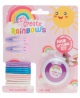 Plaukų kreidelės ir aksesuarų rinkinys LET´S CREATE RAINBOWS Violetinė