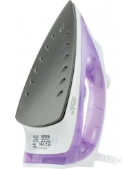 Iron | Adler | AD 5019 | With cord | 1600 W | Water tank capacity 100 ml | Continuous steam 10 g/min | Violet/White