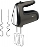 TEFAL | HT650E38 PowerMix Silence | Hand Mixer | 600 W | Number of speeds 5 | Turbo mode | Black/Grey