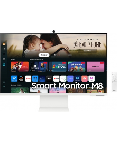 Samsung LS32DM801UUXDU | 32 " | VA | 16:9 | 60 Hz | 4 ms | 3840 x 2160 pixels | 400 cd/m² | HDMI ports quantity 1 | White