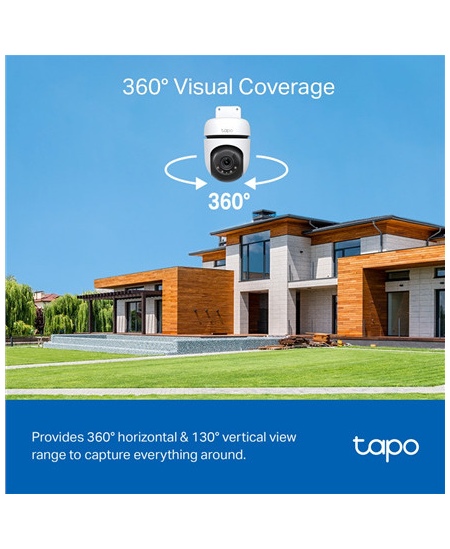 TP-LINK Pan/Tilt Security Wi-Fi Camera | Tapo C510W | Dome | 3 MP | 3.9mm | IP65 | H.264 | MicroSD, up to 512 GB