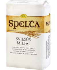 Kvietiniai miltai SPELTA, šviesūs, 1 kg